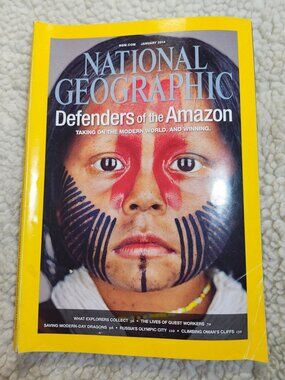 National Geographic Magazine Jan 2014 Defenders Amazon Tribe Issue Photography